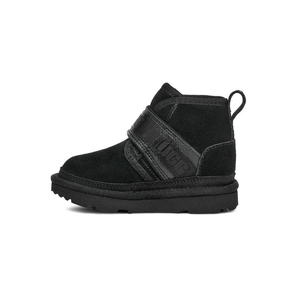 UGG Versatile Comfortable Warm Mid-Calf Snow Boots Baby Boots Black 1130757T-BLK