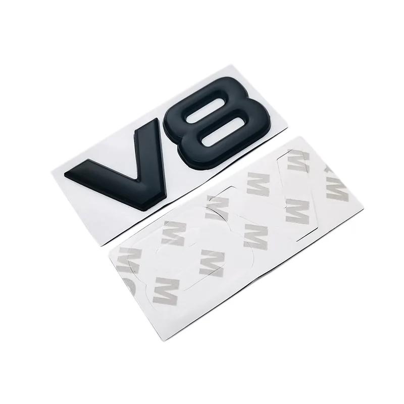 Металлическая наклейка на автомобиль V8 Задняя эмблема Значок Наклейки Наклейка на багажник