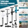 Toilet Plunger, High Pressure Spray With Real-time Pressure Gauge, Blockage Removal Tool, Stainless Steel Gas Plunger, Bathroom Toilet Plung