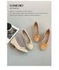 Ruiwan RIWA bow flat women's shoes paired with skirts and high heels