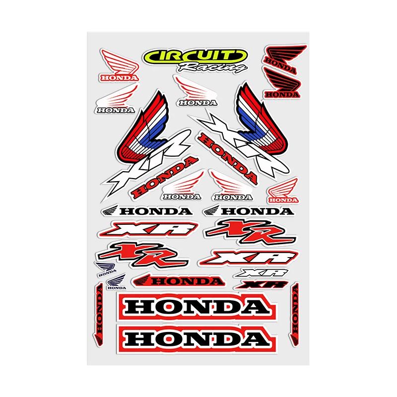 AAADK1 Stickers Moto Sticker Auto Body Bumper For Honda Windows Motorcycle Helmet Laptop Walls Vinyl Decal Car Tuning