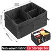 Auto Truck SUV Trunk Box Large Capacity Folding Container Organizer Collapsible Trunk Storage Organizer Box Multi-Compartments
