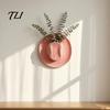 Creative Flower Holder Cowboy Hat Shaped Wall Mounted Vase, Western Retro Hanging Pot for Dried Artificial Flowers, Farmhouse Decor Planter