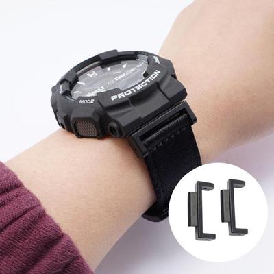 1 пара разъемов для ремешка для часов, прочная замена с инструментами, адаптер для подключения ремешка для часов, совместимый с Casio GA-110/DW-5600/DW-6900/GW-6900