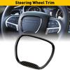 Car Steering Wheel Frame Trim Cover for Dodge Charger Challenger Durango 2015 2016 2017 2018 2019 2021 2022 Jeep Grand Cherokee