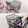 Bike Rear Storage Basket Heavy Duty Large Capacity Universal MTB Road Mountain Bicycle Metal Wire Basket Bike Accessories