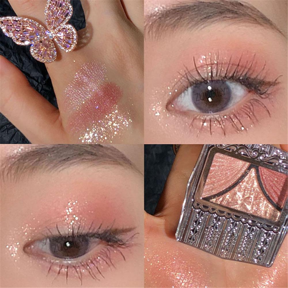 3 цвета жемчужная палитра теней для век яркий матовый мерцающий кристалл галстук-бабочка блестящие тени для век водостойкий стойкий пигмент макияж