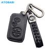 Кожаный чехол-сумка для ключа автомобиля, защитный чехол для брелоков дистанционного управления для Toyota Camry Land Cruiser Prado Corolla Highlander Rav4 C-HR 2020, автоаксессуары