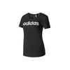 Adidas Originals Special Linear Letter Print Sports Style Crew Neck Short Sleeve T-Shirt Women Tops Black BP8378