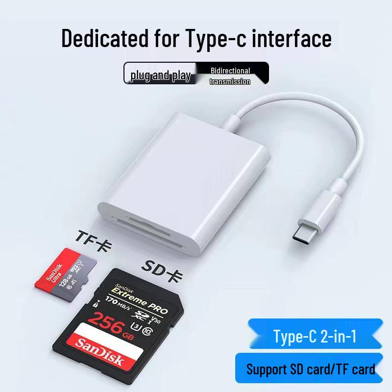USB-C кардридер: Карта памяти, Мышь, Клавиатура, USB-накопитель, Кабель-адаптер для камеры