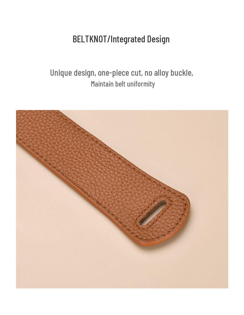 Женский двусторонний пояс-корсет из лицевой коровьей кожи