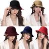 Fashion Felt Bucket Cap Warmer Church Bowler Cloche Hats Basin Cap Women Ladies Girl Hat  Lady Girl