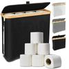 Multifunctional Toilet Paper Storage Cabinet Paper Towels Storage Box Holder Stand for Bathroom