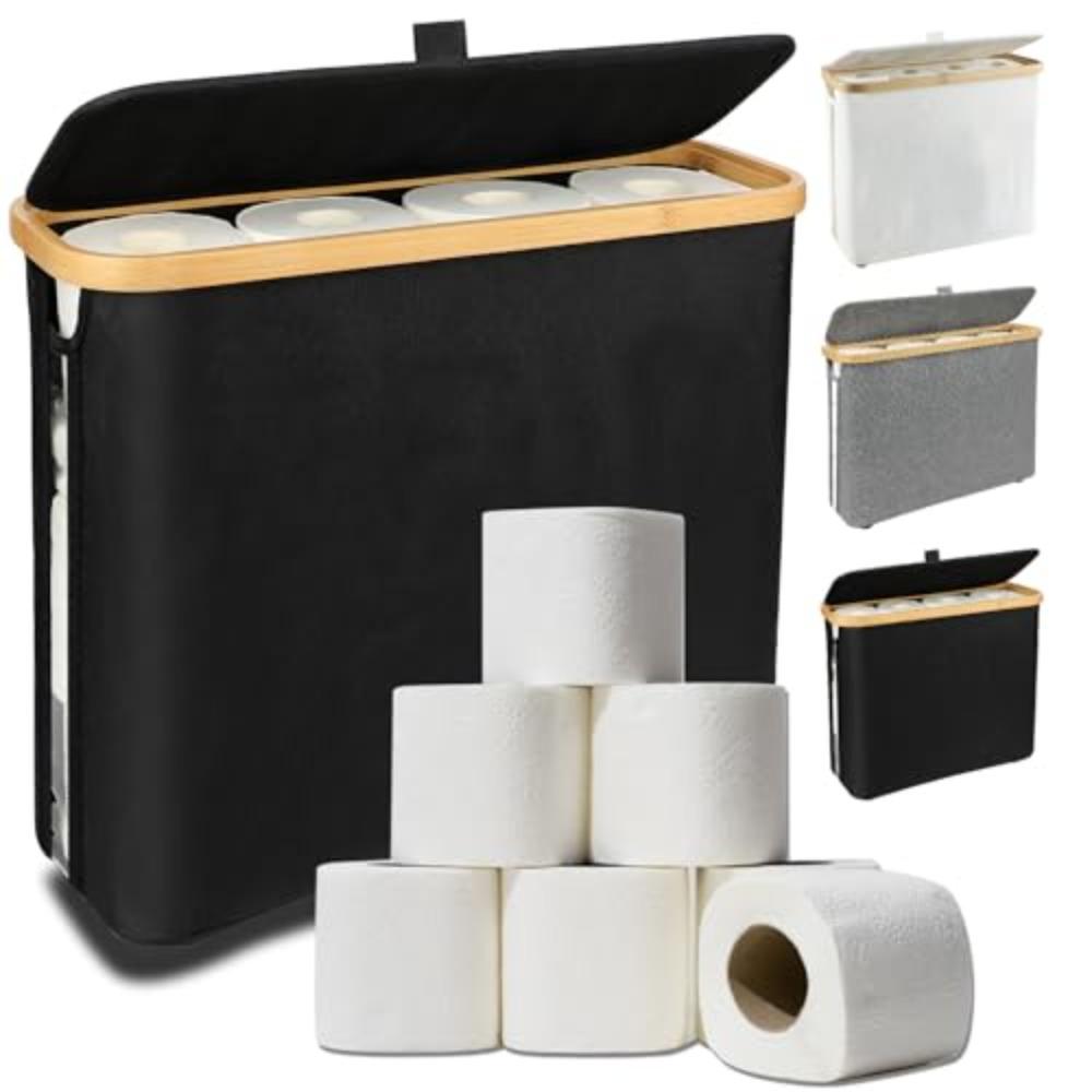 Multifunctional Toilet Paper Storage Cabinet Paper Towels Storage Box Holder Stand for Bathroom