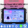 Android Carplay автомобильное радио для Honda Vezel HR - V HRV HR V 2015 - 2017 мультимедийный проигрыватель головное устройство стерео GPS навигация BT WIFI 2+32 ГБ