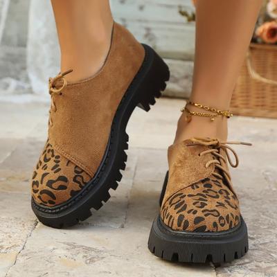 Модные Классические Туфли-лодочки на шнуровке из искусственной замши, женские винтажные разноцветные туфли на среднем каблуке, женские туфли-лоферы большого размера, горячая распродажа