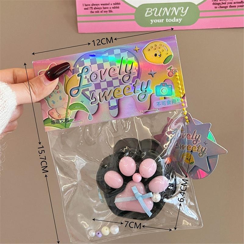 Ручная flocked кошачья лапа Снятие стресса Игрушка Hi Медленный отскок Новая fidget-игрушка Подарок на день рождения