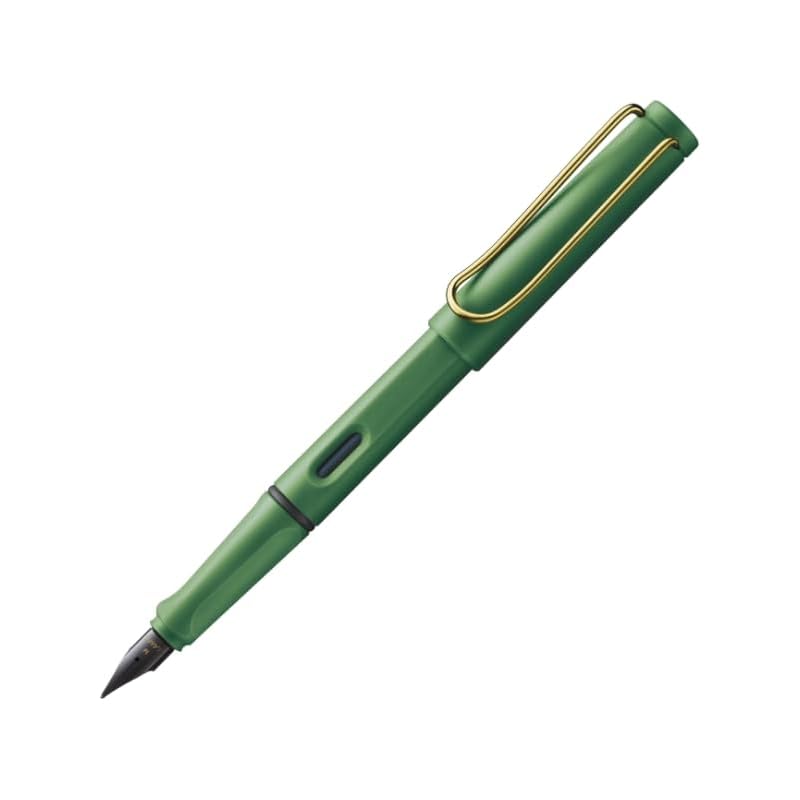 Перьевая ручка LAMY Ramy Safari Limited 2024 field green gold clip Medium letter M L0YCH-M