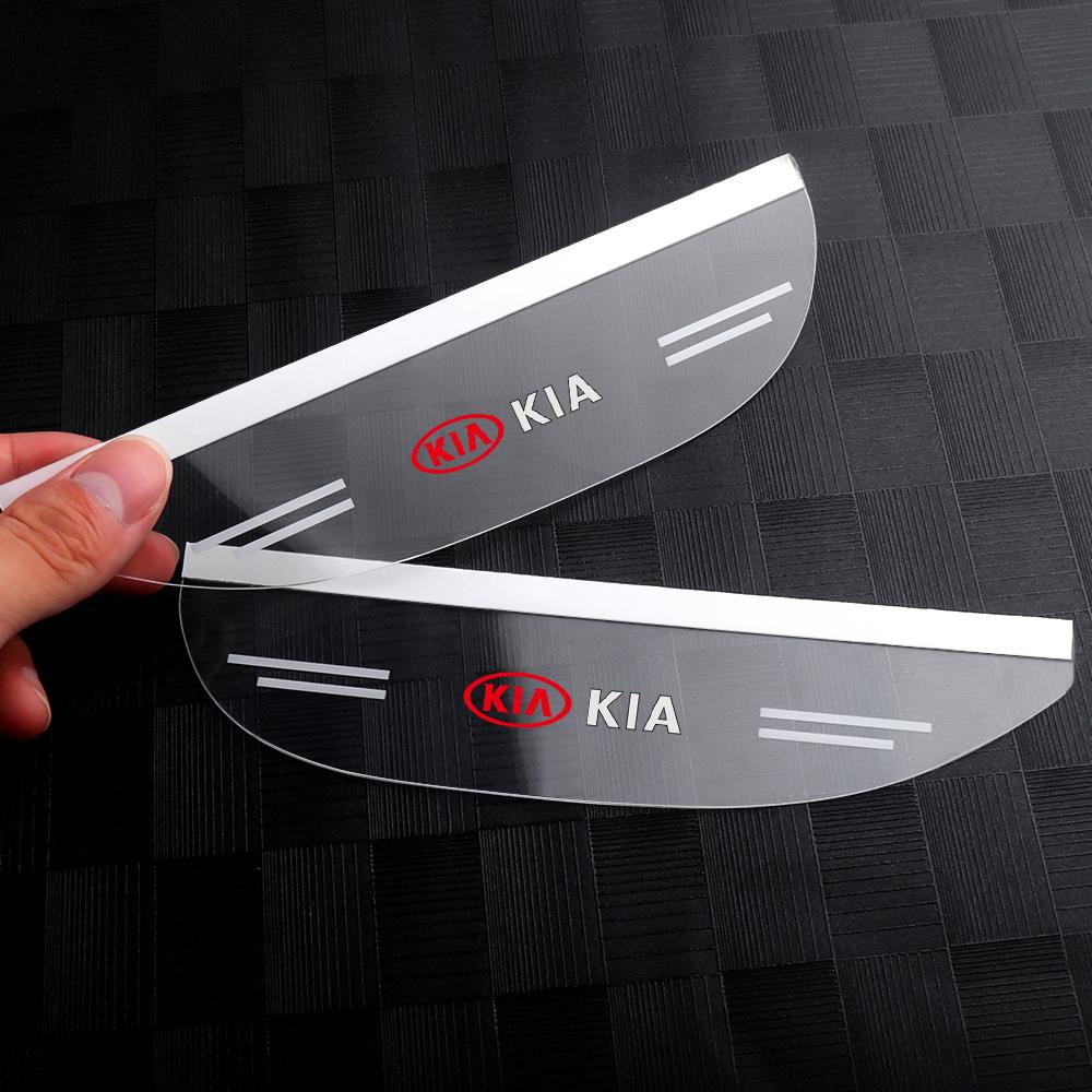 Car Accessories Rear View Mirror Rain Eyebrow Cover Sun Shade Protector For KIA Rio Ceed Sportage Cerato Soul Sorento Picanto k5 MT8