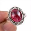 Natural Garnet Gemstone Handmade 925 Solid Sterling Silver Gift Ring S.7 G4R78