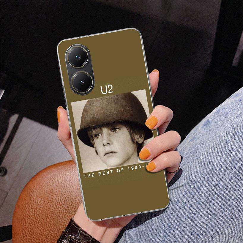 Band U-U2 Rock Phone Case For Xiaomi Poco X7 X6 X5 Pro F7 Ultra Redmi 15C 15 13C 13 12C 12 10 10A 10C 9 9A 9C 9T Cover Poco X7 X