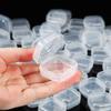 6/12/24 Mini Storage Box Transparent Plastic Jewelry Storage Box Container Portable Earring Ring Earplugs Packaging Storage Case