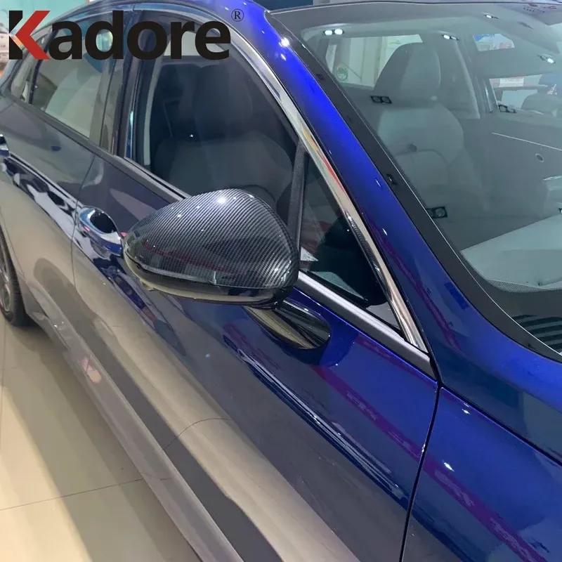Rearview Mirror Cover Trim For Kia K5 Optima DL3 2024 Carbon Fiber Car Side Wing Mirrors Cap Overlay Accessories