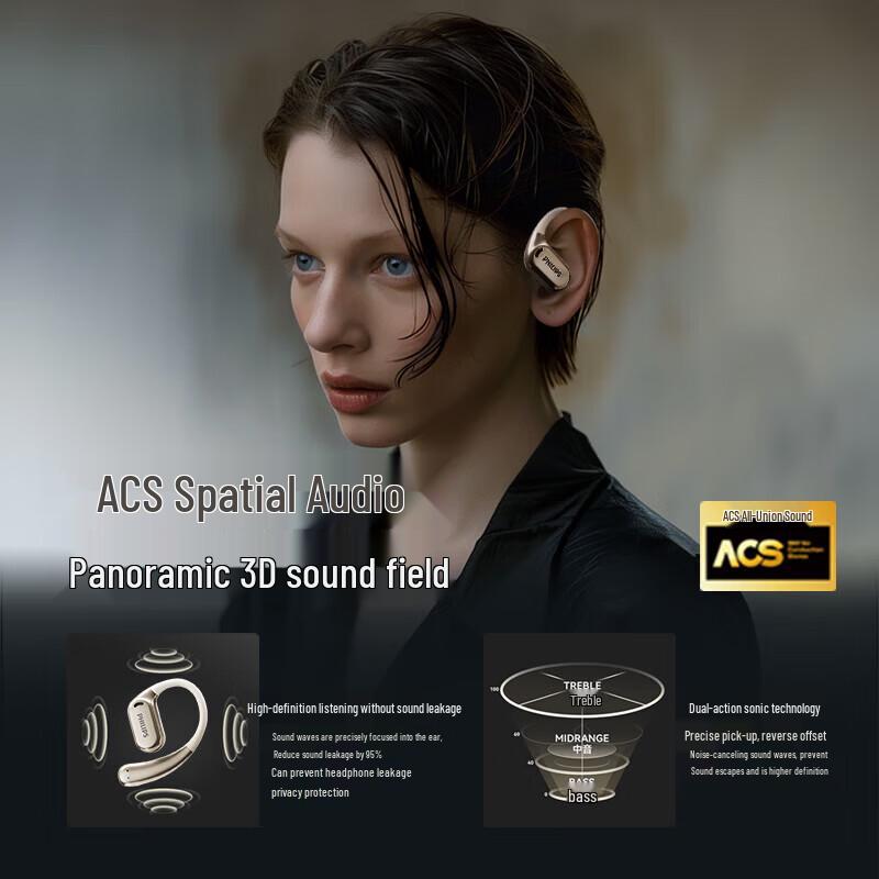 Беспроводные Bluetooth-наушники Philips TAT3739 с открытым дизайном