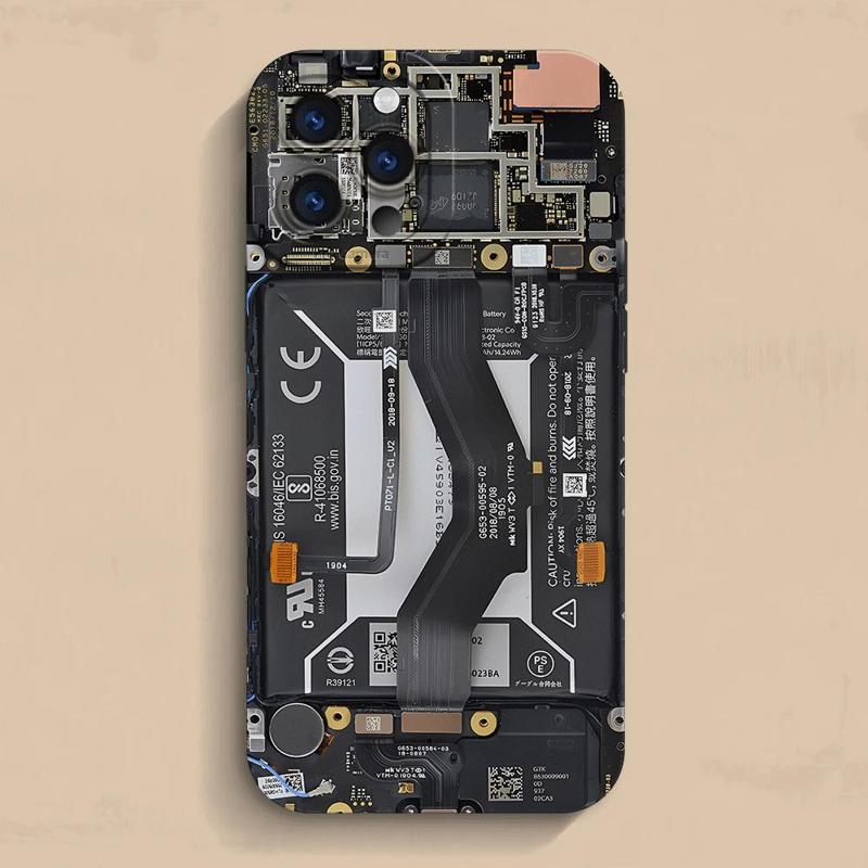 Чехол для телефона с рисунком печатной платы для Apple iPhone 15 Pro Max 13 14 Plus 12 11 Pro MAX