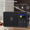 Портативное сетевое радио DAB+/FM Радио Беспроводной Bluetooth-динамик с ЖК-экраном Поддержка Будильника Таймера сна Богатый