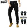 Mens Motorcycle Riding Pants Vintage Biker Jeans Camo Black Cargo Tactical Slim Fit Crash Protection
