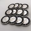 European and American zodiac signs, diamond encrusted coins, silver plated, Pisces commemorative coins, collectibles, Tarot love coins, coins
