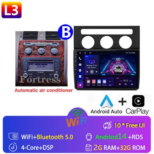 10-дюймовый GPS-навигатор Android Auto для Volkswagen Touran 1 2003 - 2010 Автомобильный радиоприемник Видео Мультимедийный проигрыватель 4G BT Wireless CarPlay