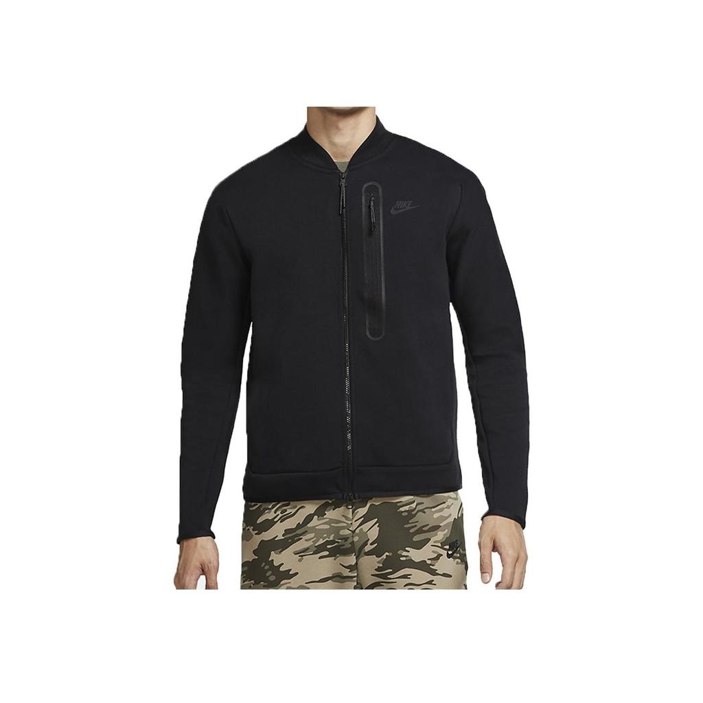 Nike Мужская куртка на молнии из флиса Tech Fleece Черная CZ1797-010
