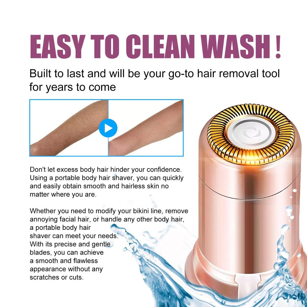 Портативный женский электрический эпилятор в форме губной помады, триммер для бровей, безболезненный, эффективный, для удаления волос на лице, бритва, маленький эпилятор