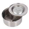 Dog Water Bowl Dispenser 304 Stainless Steel Spill Proof 3L Large Capacity Slow Drinking Pet Bowl