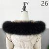 Women Neckerchief Faux Fur Collar Fluffy Collar Warm Wrap Shawl Scarves Soft Fur Scarf Winter Warm