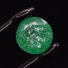 24.85 Ct Round Cut Natural Certified Green Emerald Loose Gemstone