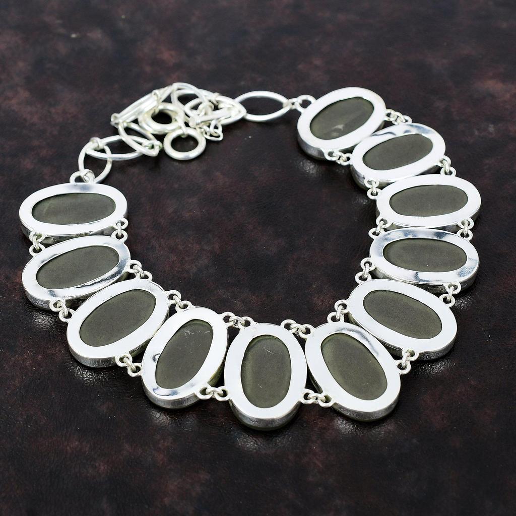 Ожерелье из ракушки морского ушка, новые ювелирные изделия, ожерелье из стерлингового серебра 925 пробы, регулируемая цепочка, ожерелье из настоящего драгоценного камня, ювелирное изделие ручной работы, подарок для жены