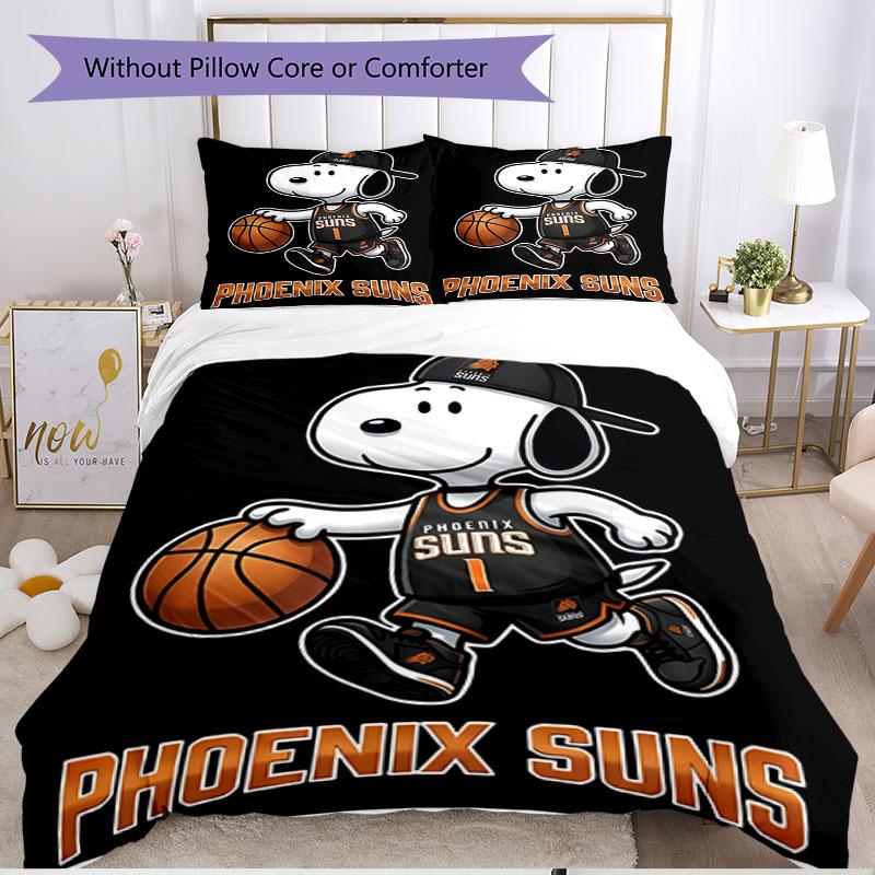 3pcs Duvet Cover Set (1*Duvet Cover + 2*Pillowcase, Without Core), Snoopy Print Soft All‑Season Bedding Set, Home Bedroom Decor Gift