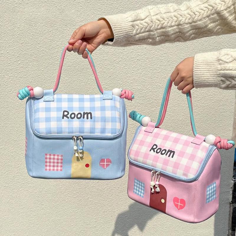 Keerluoke Cute Cosmetic Bag, ID Holder, Travel Document Organizer, Passport Holder, Portable Large Capacity for International Trips