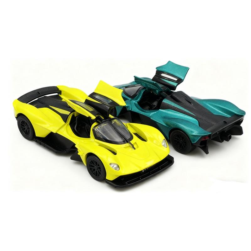 1/39 Aston Martin Valkyrie Сплав Трековый Спортивный Автомобиль Модель Литой Металл Гоночные Супер Транспортные Средства Модель Автомобиля Высокая Симуляция Детские Подарки