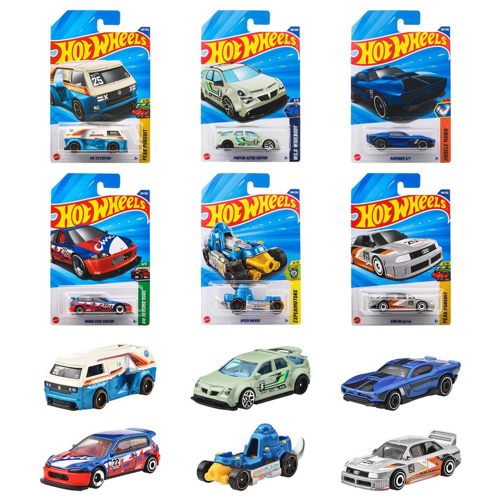 Hot Wheels Basic Cars Large Vehicle Box Ages Assortment, 36-Car Set, Toy, Set, 3+, Multi-Purpose, C4982-98PL