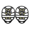 1 Pair 6 Studs Ice Snow Traction Cleats for Walking On Snow Ice Grips Ice Cleats for Shoes and Boots