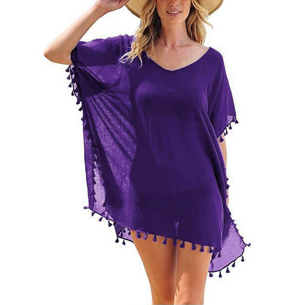 Женское бикини, прикрытие, платье, пляжный купальный костюм, мешковатая туника, топы, футболка