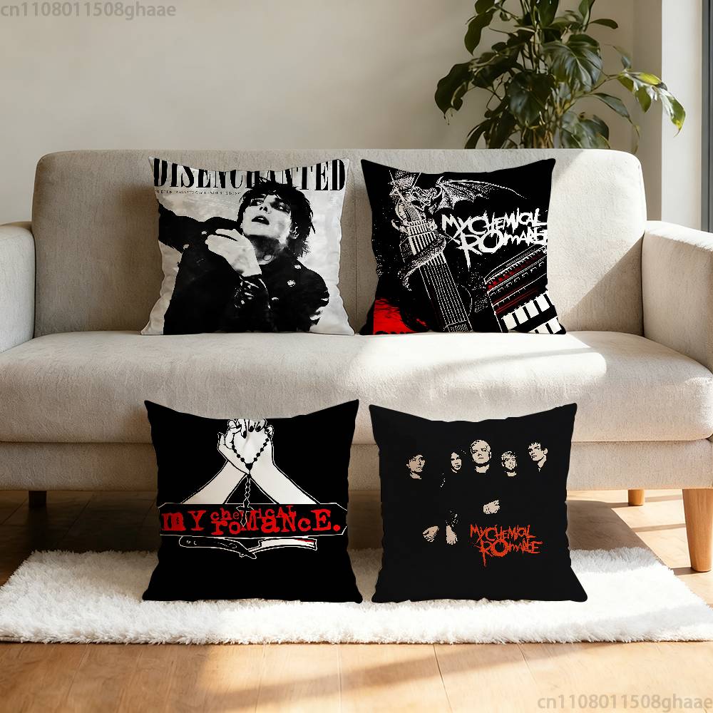 Наволочка My Chemical Romance, повседневный стиль, декоративная, подходит для домашнего декора, без наволочки