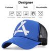 Fashion Breathable Net Hat Letter Baseball Hat Men Women Adjustable Hip Hop Snapback Caps Adult Unisex Sunshade Cowboy Hat