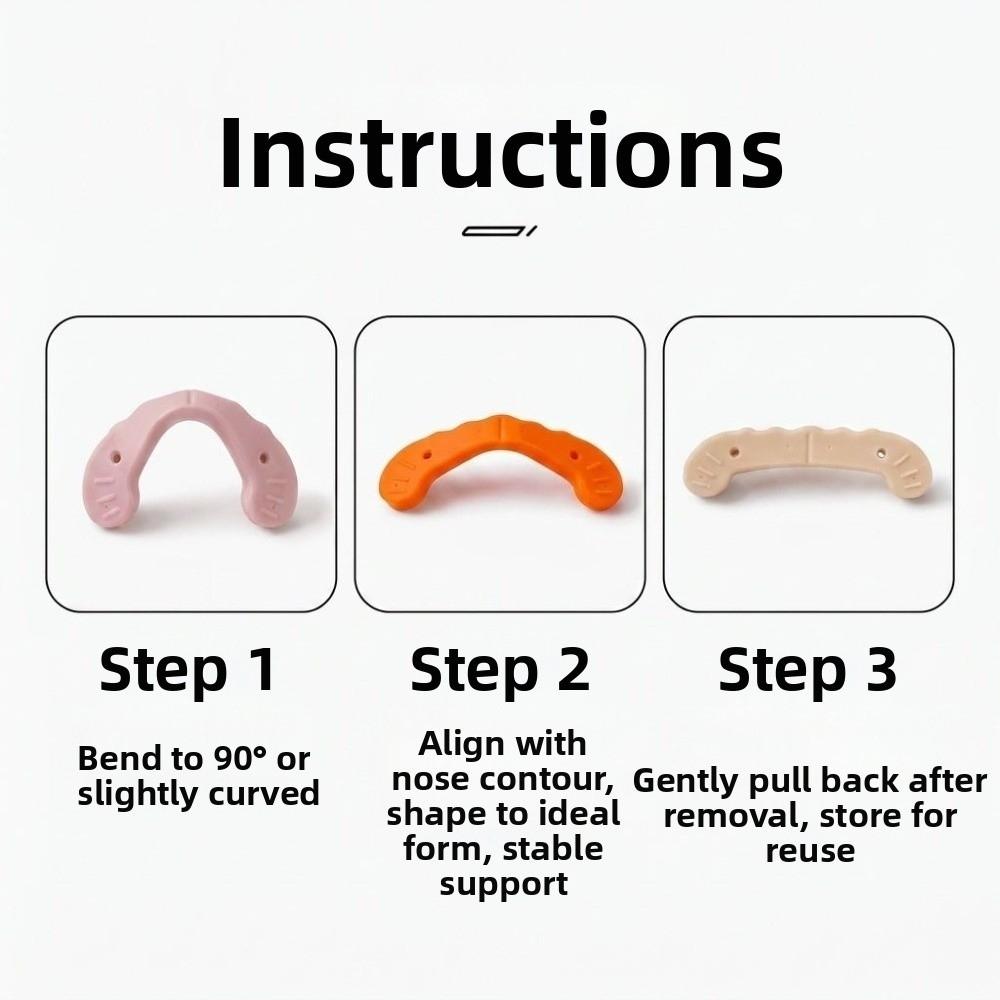 Plastic Nose Shaping Strip Bendable Nose Bridge Shaper Beauty Accessories