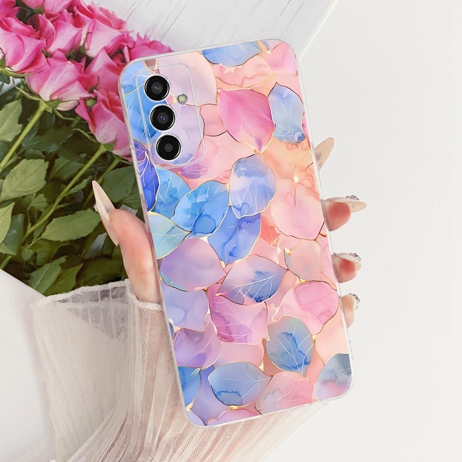 For Cover Samsung Galaxy M13 4G Case SM-M135F Cool Dragon Tiger Animal Pattern Soft Silicone Bumper For Samsung M53 M33 M23 Case