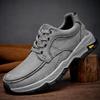 Men's Leather First Layer Cowhide Casual Shoes Business Shoes Outdoor Leisure Hiking Shoes